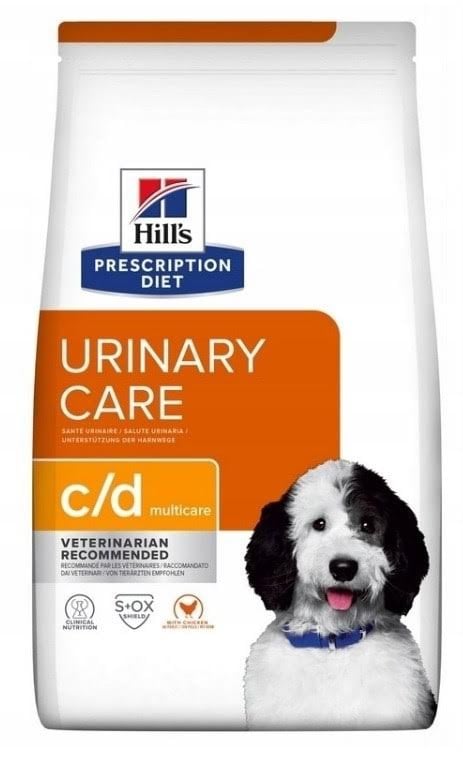 Hill's PRESCRIPTION DIET Urinary Care Canine c/d Multicare Dry dog food Chicken 4kg