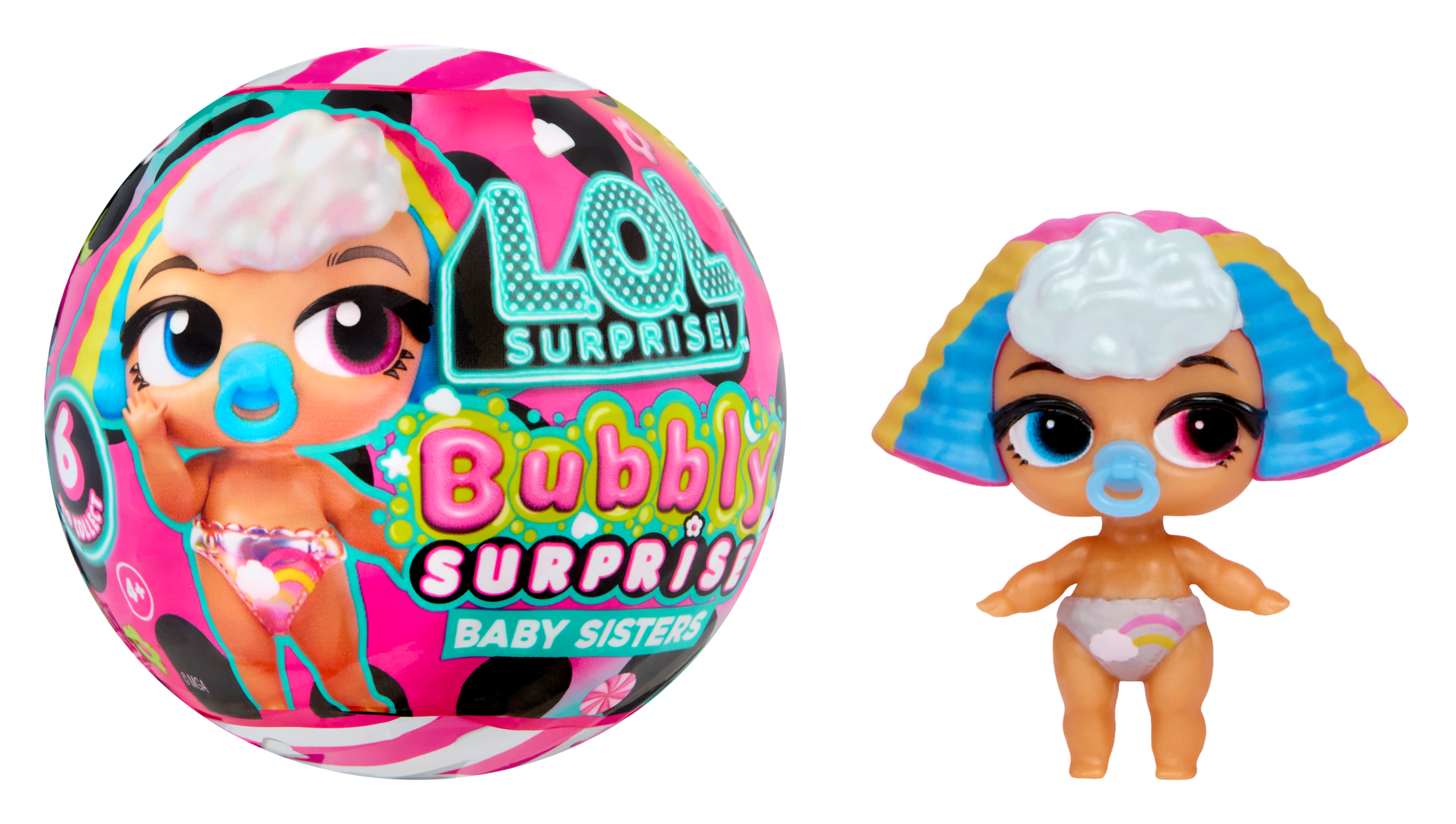 L.O.L. Bubbly Surprise Baby Sisters Asst PDQ Kreativt Legetøj 249467