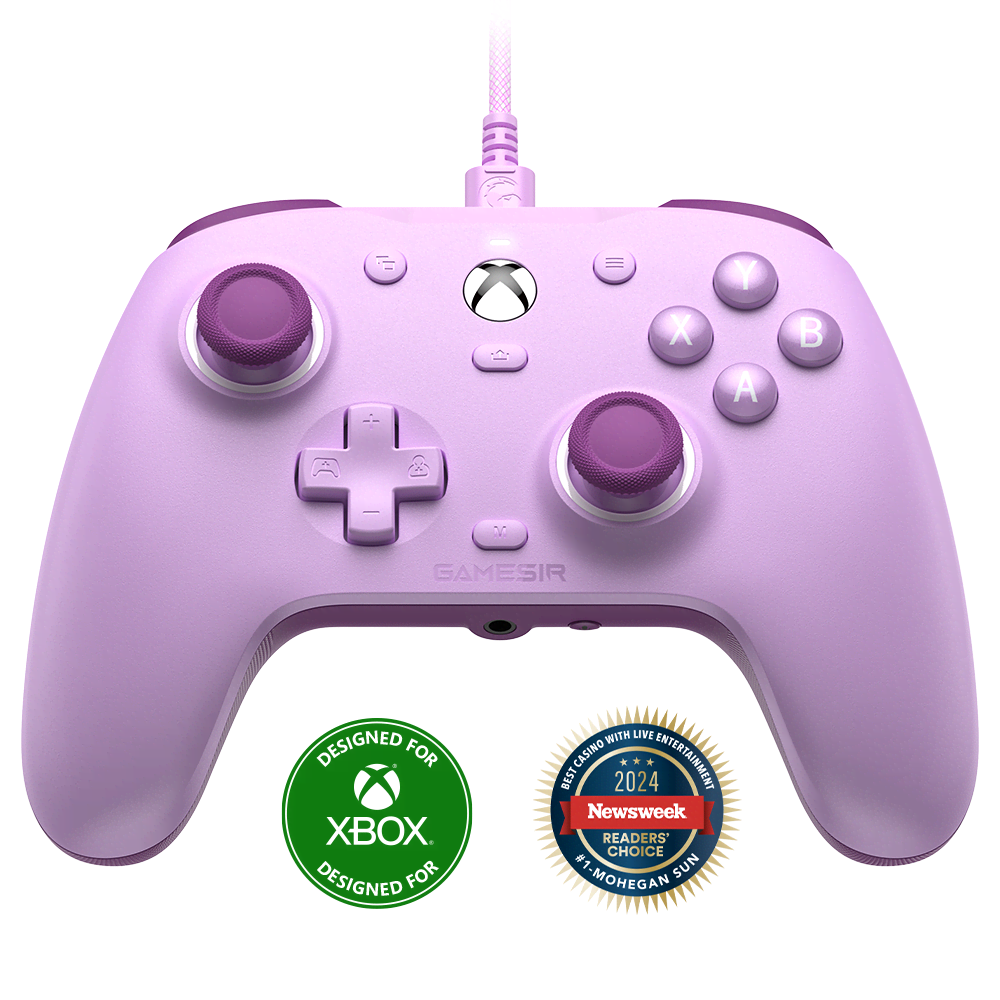 GameSir G7 Pro Multiplatform Gamepad - Purple (TMR Sticks Hall-Effect Triggers) Xbox Licensed - Wireless Controller - Microsoft Xbox One X