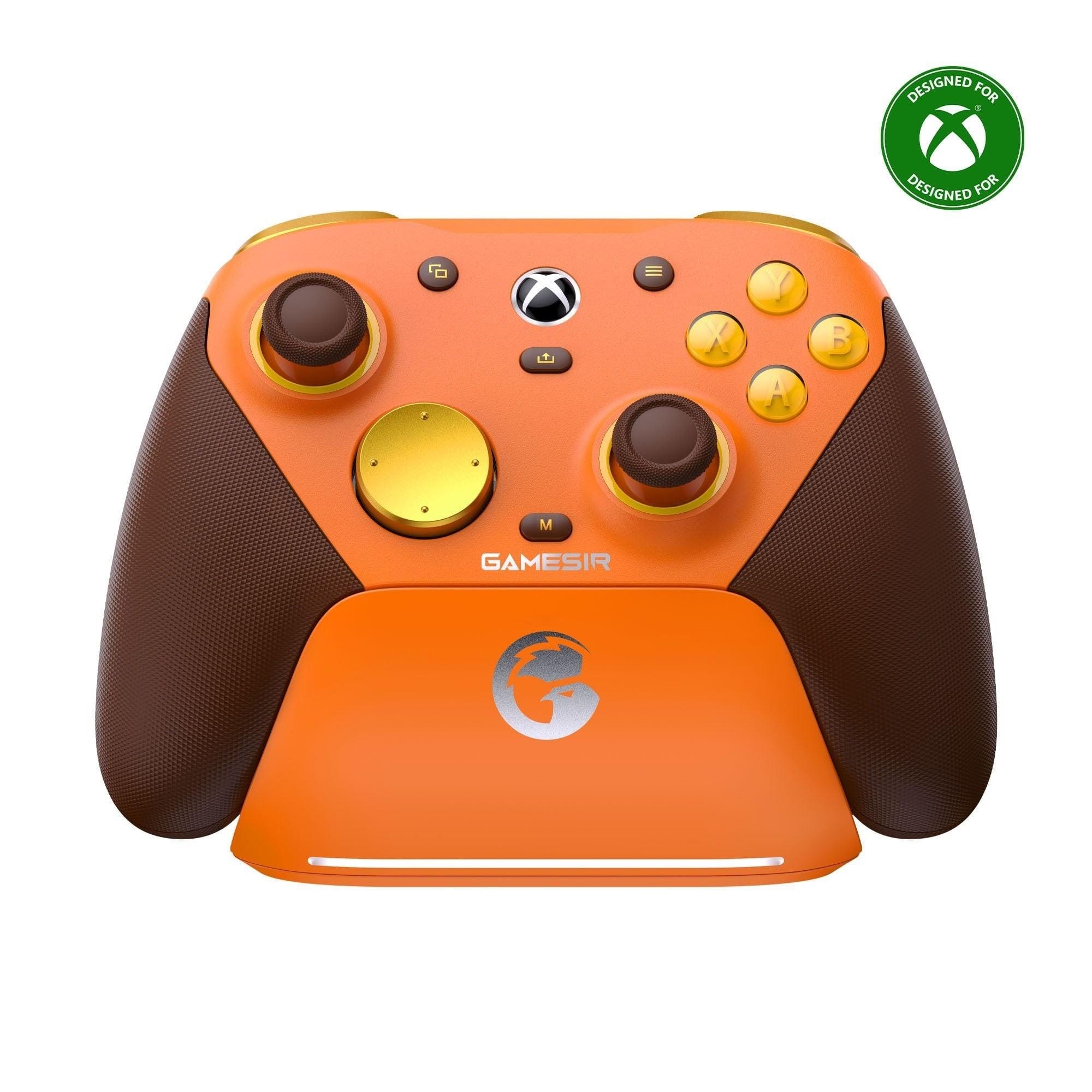 GameSir G7 Pro Multiplatform Gamepad - Orange (TMR Sticks Hall-Effect Triggers) Xbox Licensed - Wireless Controller - Microsoft Xbox One X Spil 