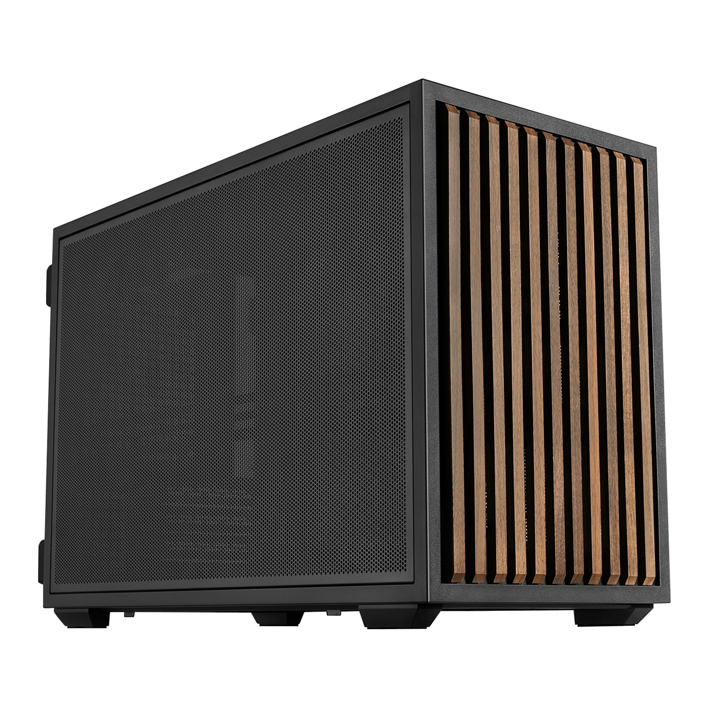 Lian Li Dan B4 Wood Black - Kabinet - Minitower - Sort Kabinet B4X-WD