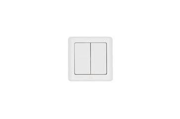 Shelly BLU Wall Switch 4 ZB DK White - Batteritryk til dansk afbrydersystem