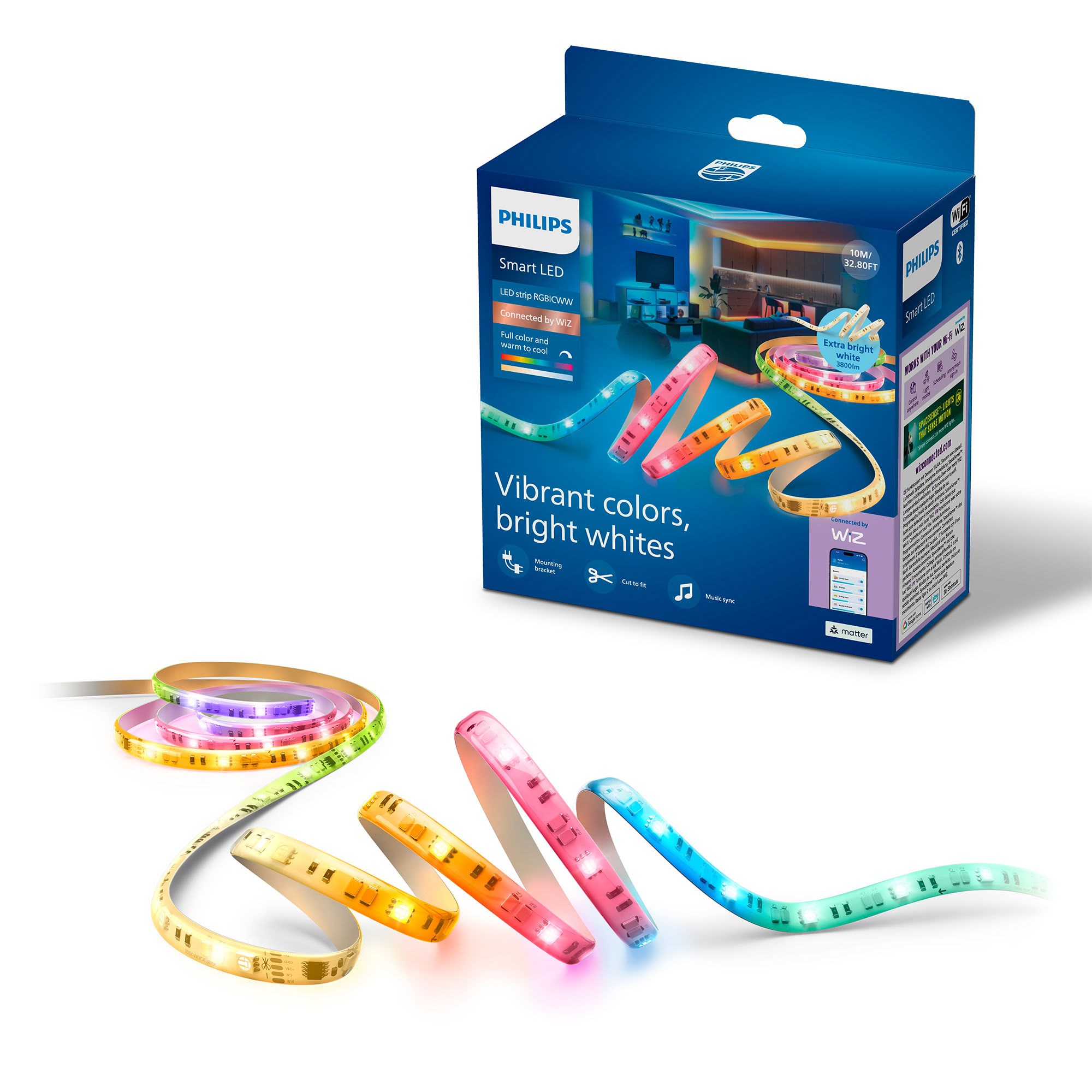 Philips Smart Lighting RGBICWW LED-strip 10 m Smart Home 929004710001