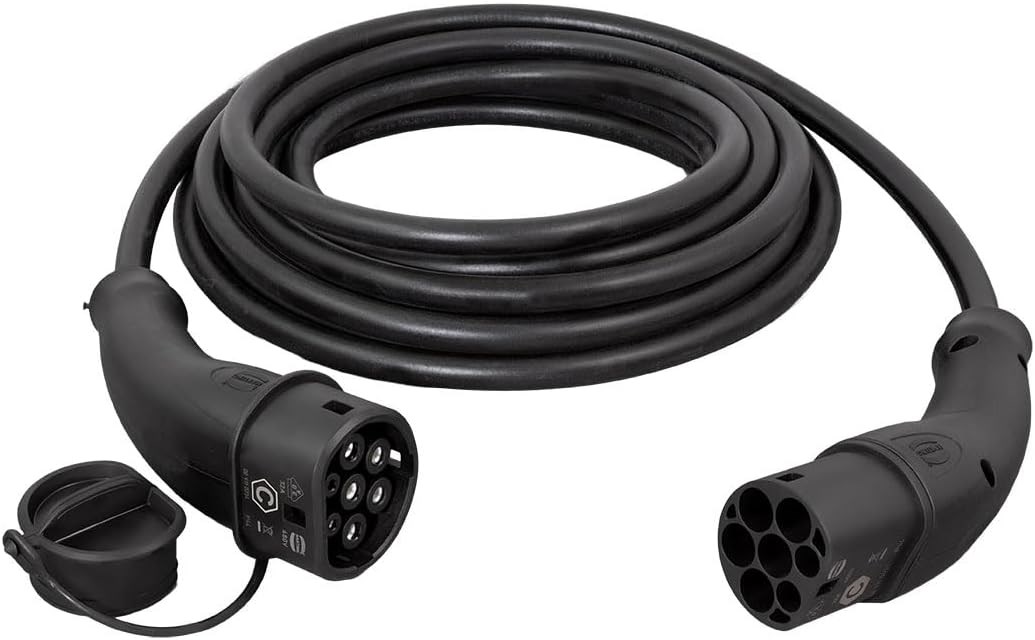 GARO Ladekabel Type 2, 14kW, (3-fase) 20A, Sort - 5 meter Ladeboks 999991164713