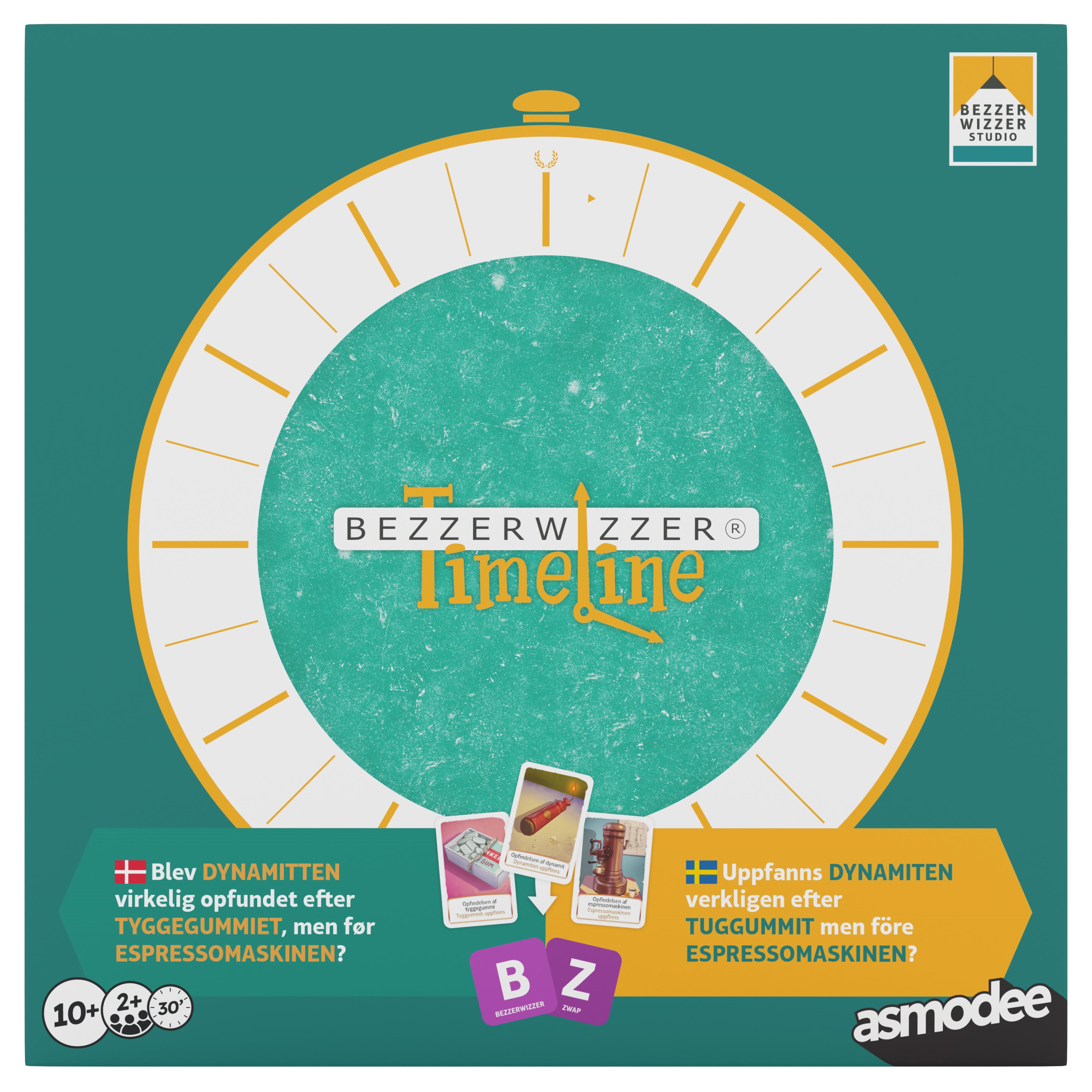 Bezzerwizzer Timeline (DK/SE)