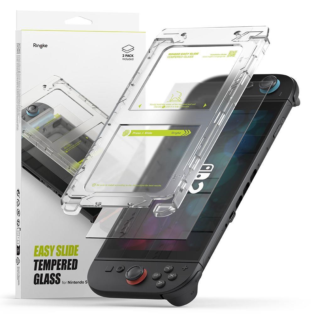 Ringke Easy Slide 2-pack Tempered Glass for Nintendo Switch 2 - Clear Mobilcover 8800293858829