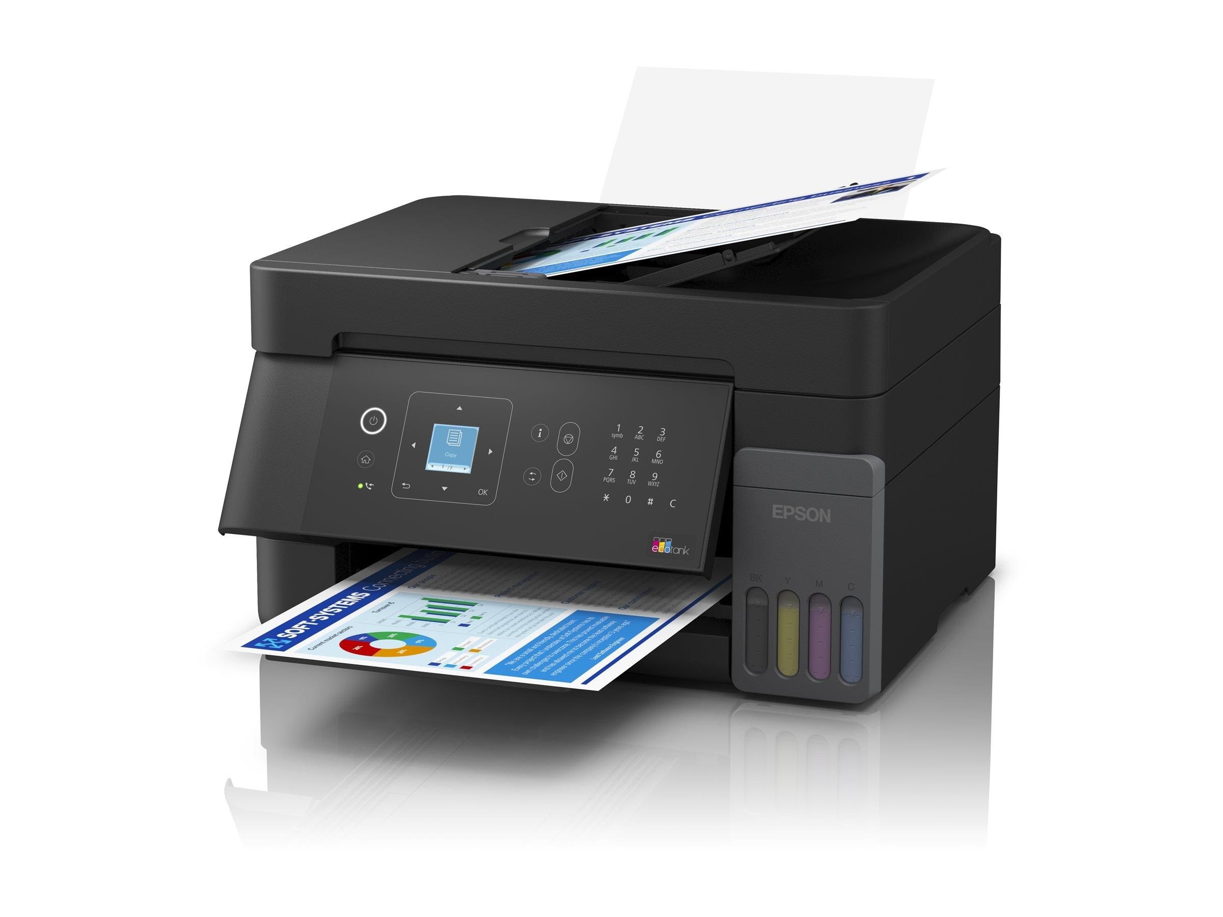 Epson EcoTank ET-4900 Multifunktion - Farve - Blæk Printer C11CL59402