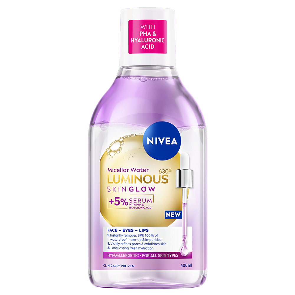 Nivea Luminous Skin Glow Micellar Water 400ml Ansigtspleje 4006000272801