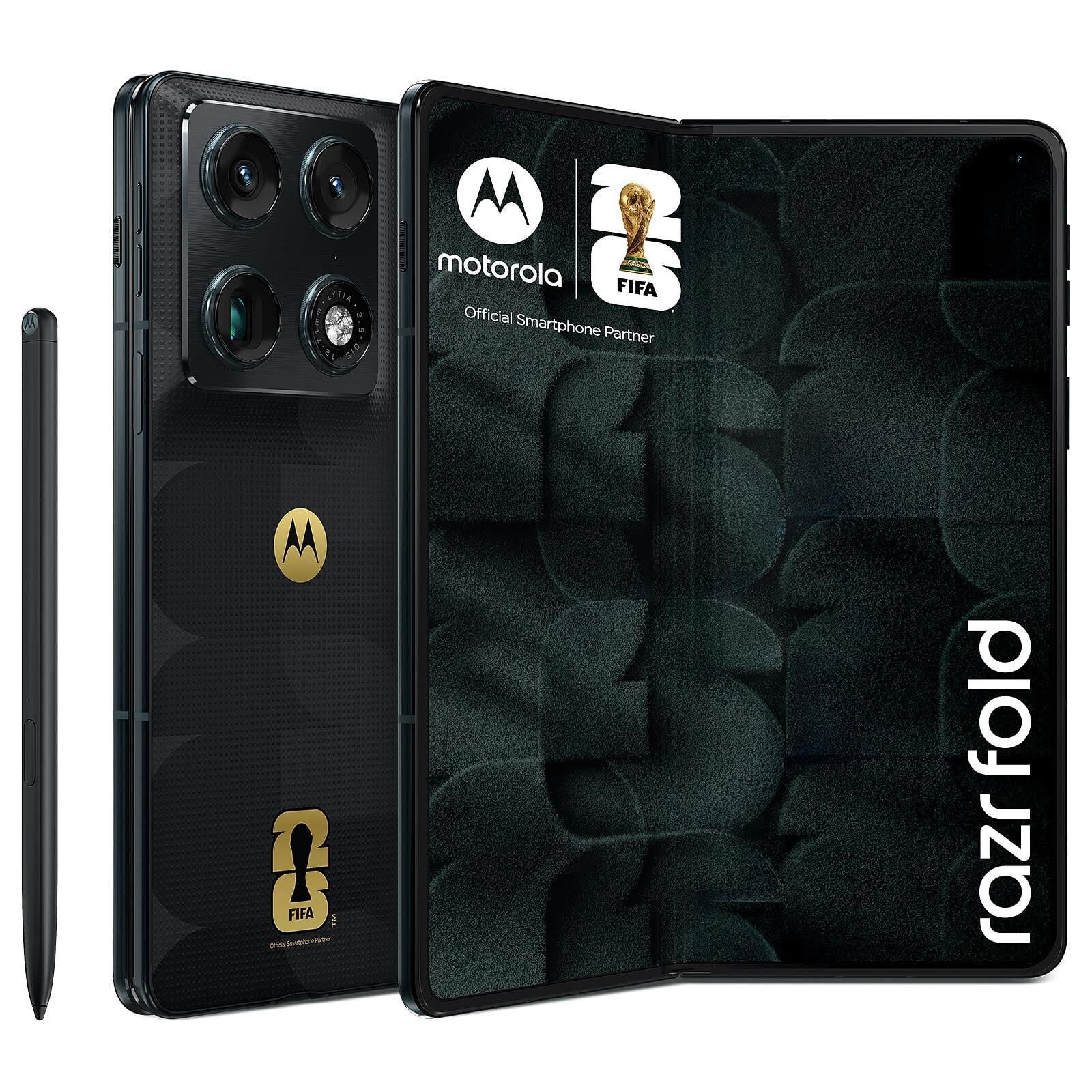 Motorola razr fold 512GB/16GB - FIFA World Cup 26 Collection Mobiltelefon Sort PBAX0036SE
