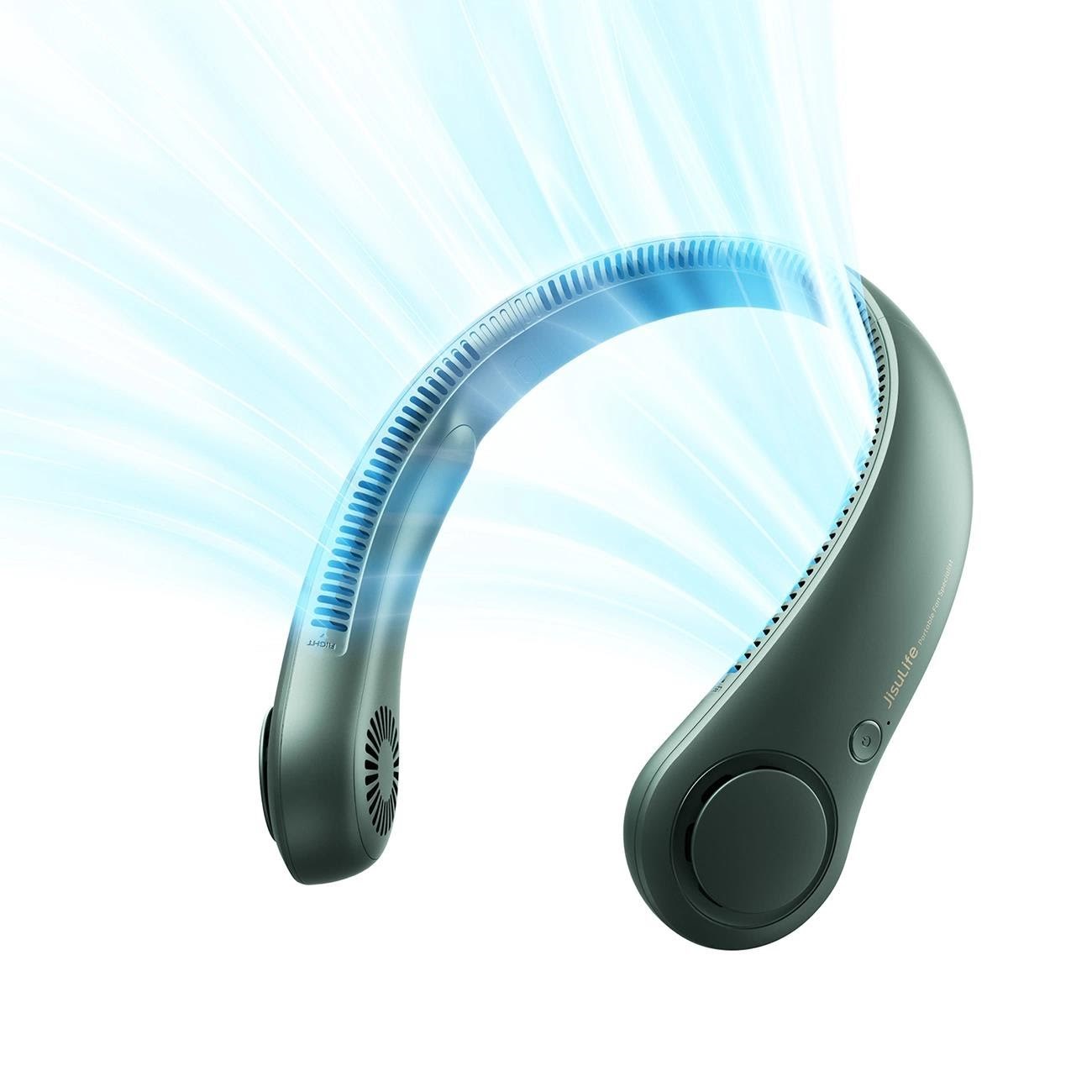 Jisulife Neck Fan 3 4000mAh Portable Neck Fan - Green Klimaventilator 6975061533047
