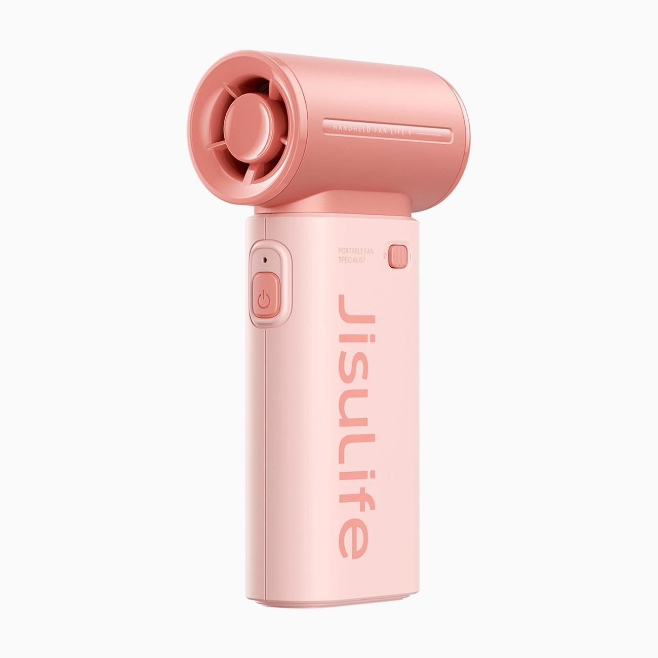 Jisulife Handheld Fan Life9 3600mAh Portable Mini Blower USB Fan - Pink Klimaventilator 6975061532606
