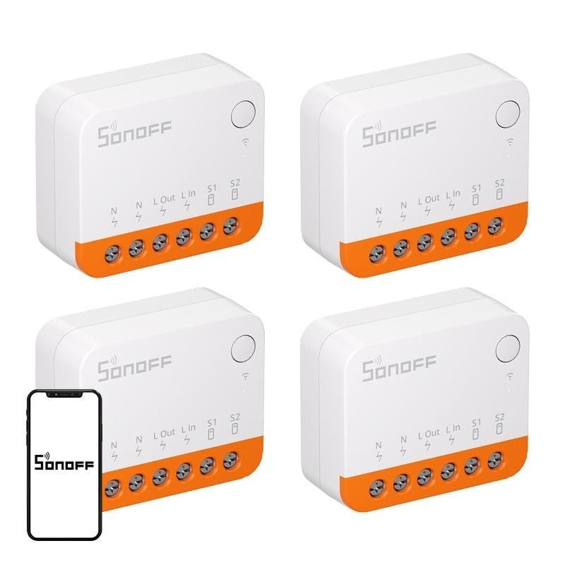 Sonoff SONOFF MINIR4 (Extreme) afbryder, 4-pak Smart Home MINIR4 4Pack