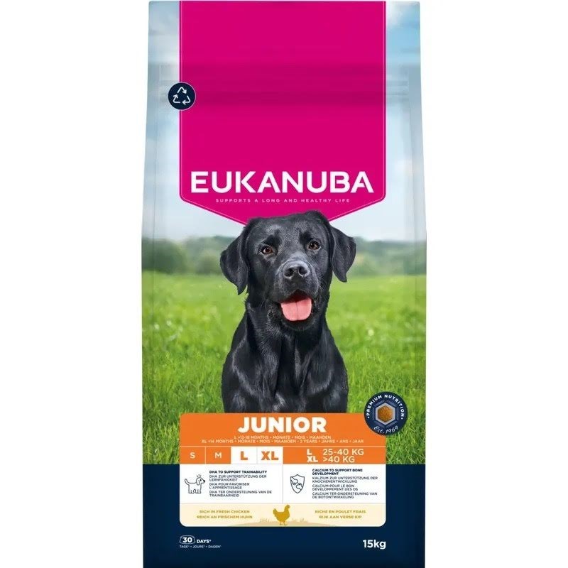Eukanuba Premium Nutrition Puppy Junior & Giant Breed Chicken - dry dog food - 15kg