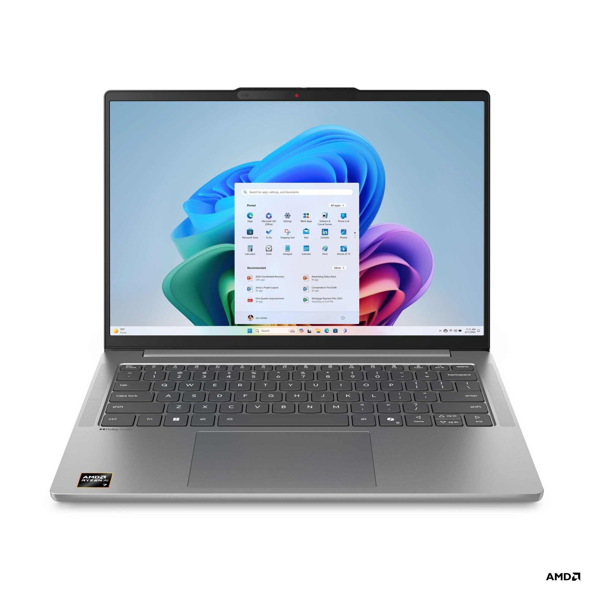 Lenovo IdeaPad Slim 5 - 14" | 820M | Ryzen AI 5 | 8GB | 256GB Bærbar Grå 83HX00F0MX