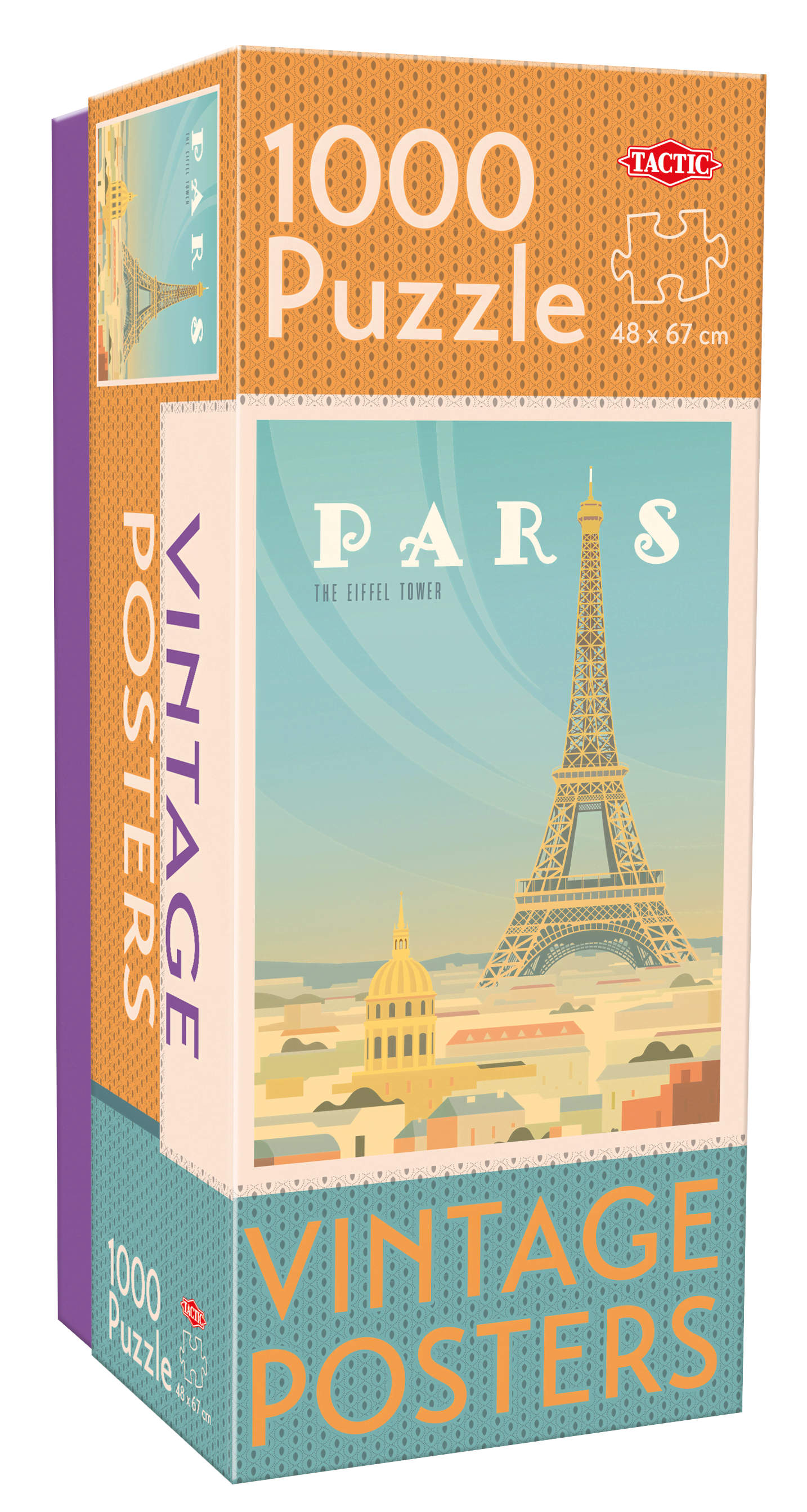 Tactic 1000 pcs: Vintage Cities: Paris Puslespil 58661