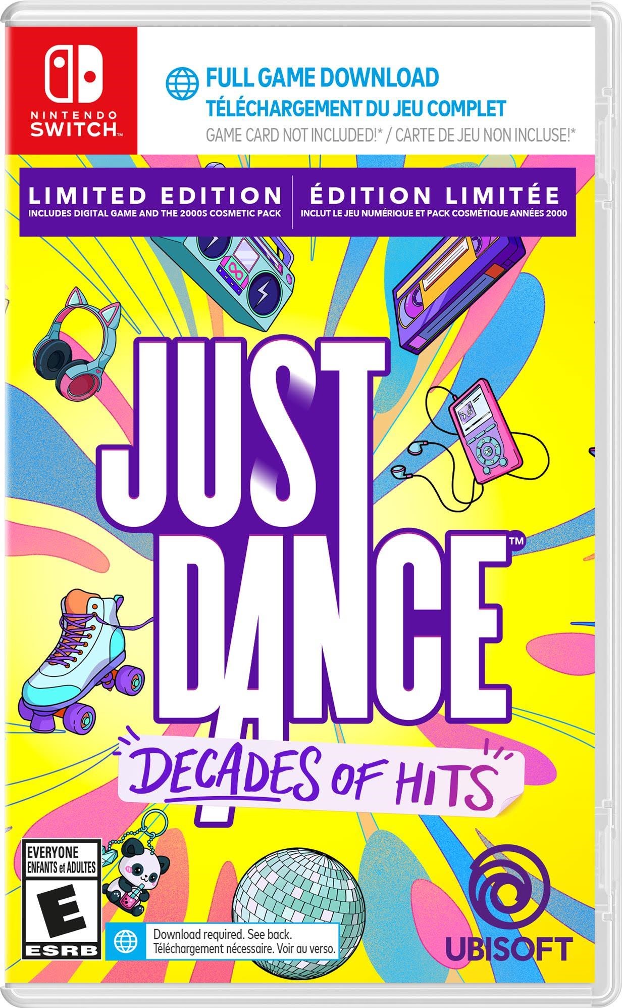 Just Dance: Decades of Hits (Code in a Box) - Nintendo Switch - Musik Spil 3307216314400