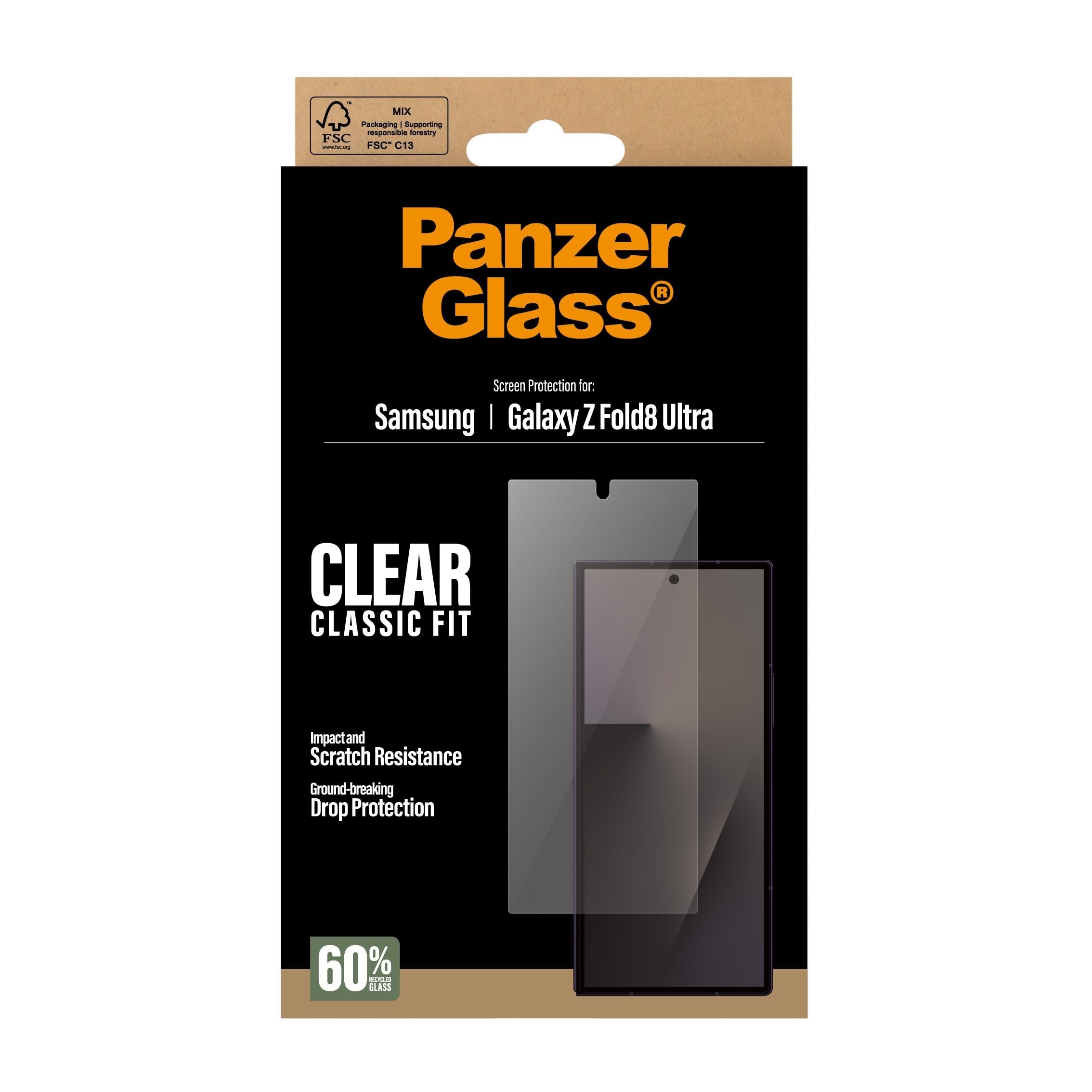 PanzerGlass Screen Protector Samsung Galaxy Z Fold8 Ultra Ultra (sub-screen) | Classic Fit Beskyttelsesglas PG43827