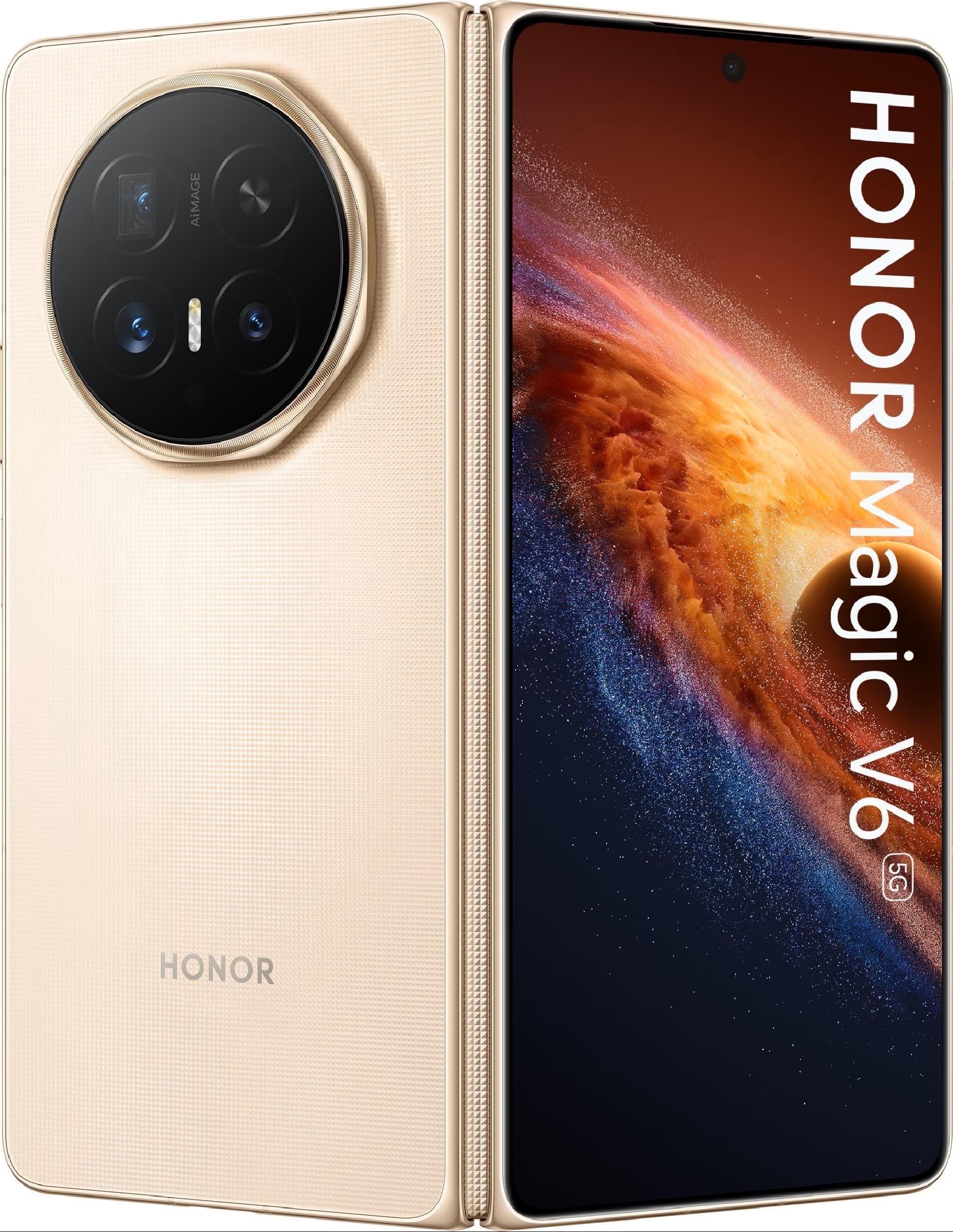 Honor Magic V6 512GB/16GB - Gold Mobiltelefon Guld 5109CEUB