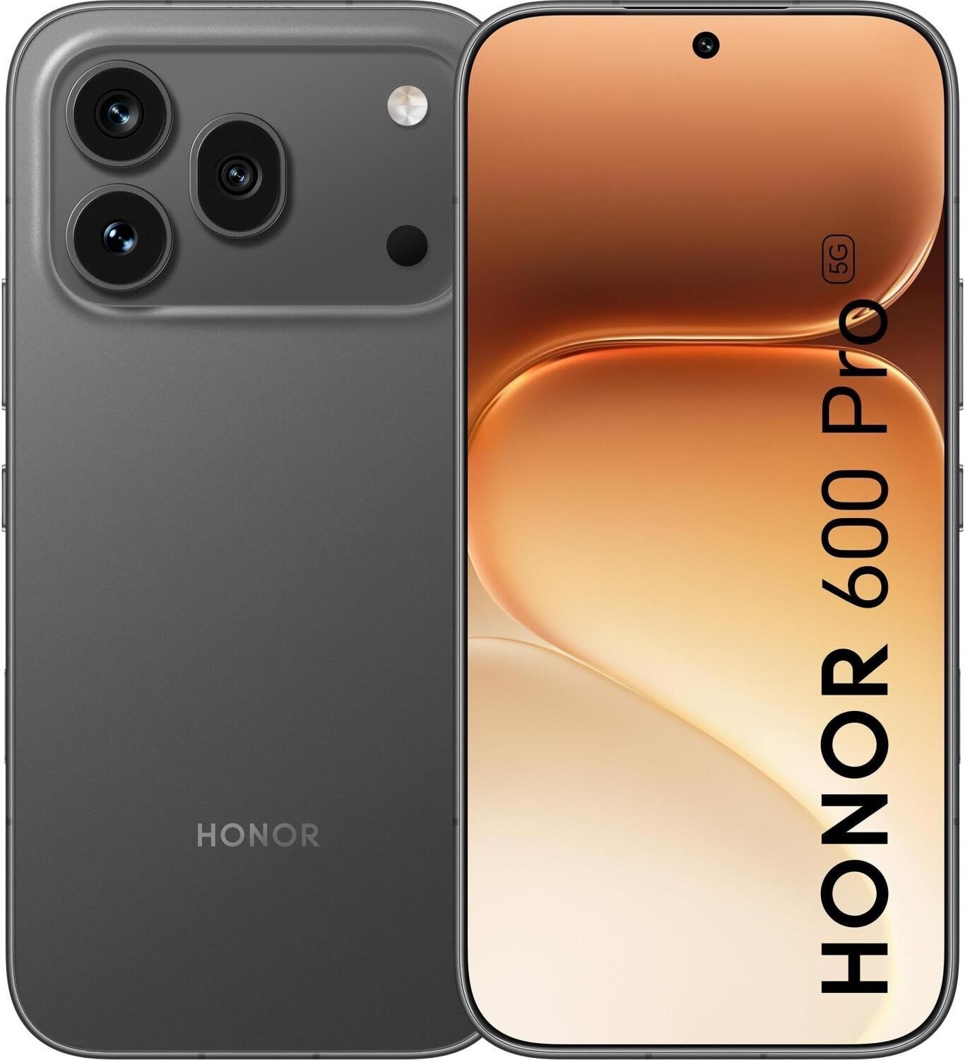 Honor 600 Pro 512GB/12GB - Black Mobiltelefon Sort 5109CHFF