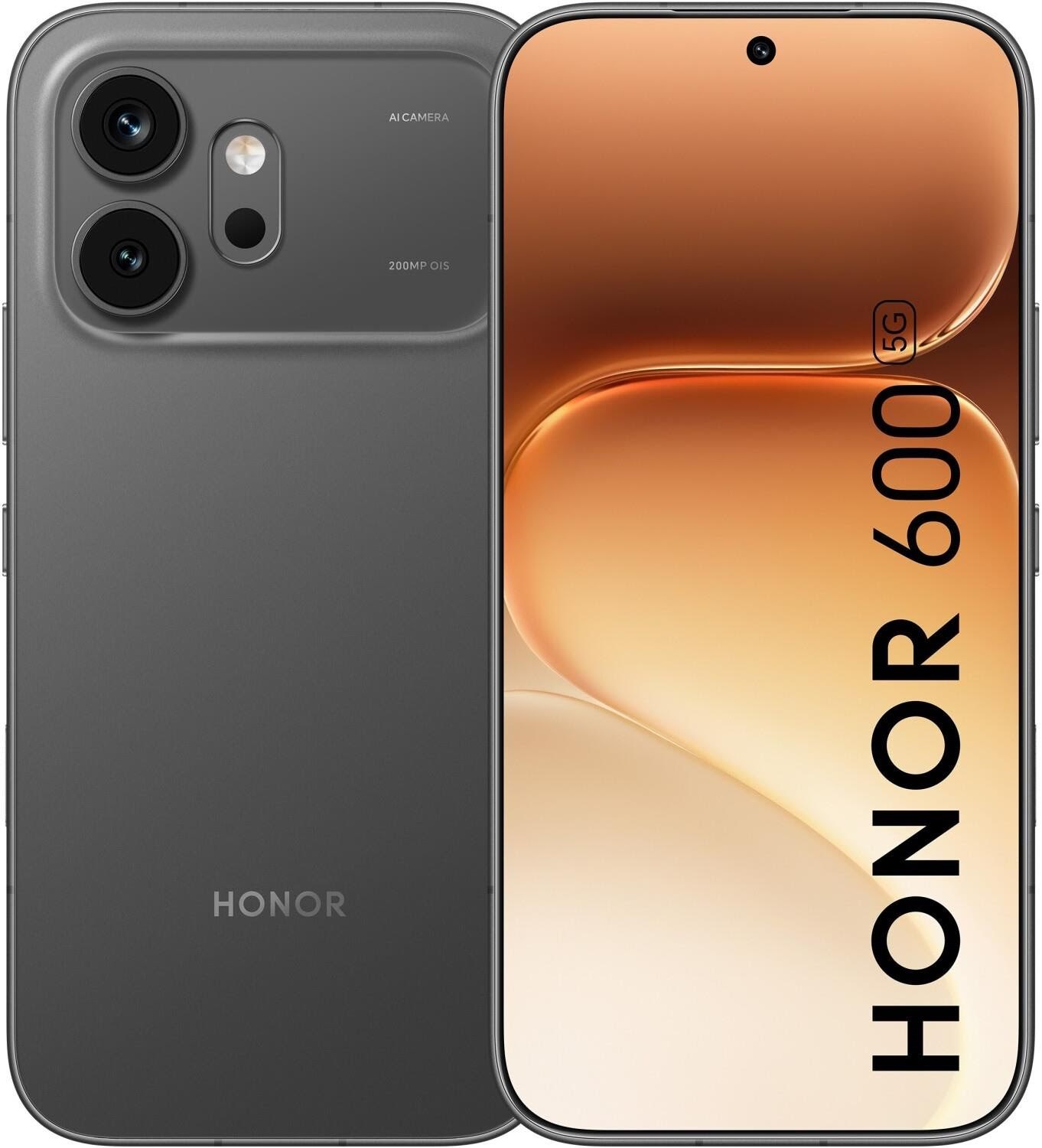 Honor 600 512GB/8GB - Velvet Black Mobiltelefon Sort 6936520895199