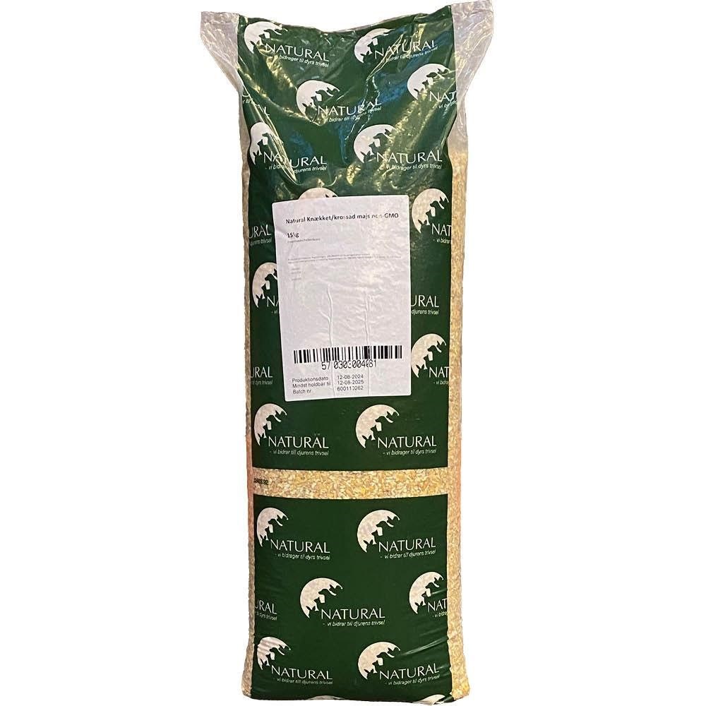 Natural Knækket Majs 15 kg Fuglefoder Snacks Vitaminer MM182035