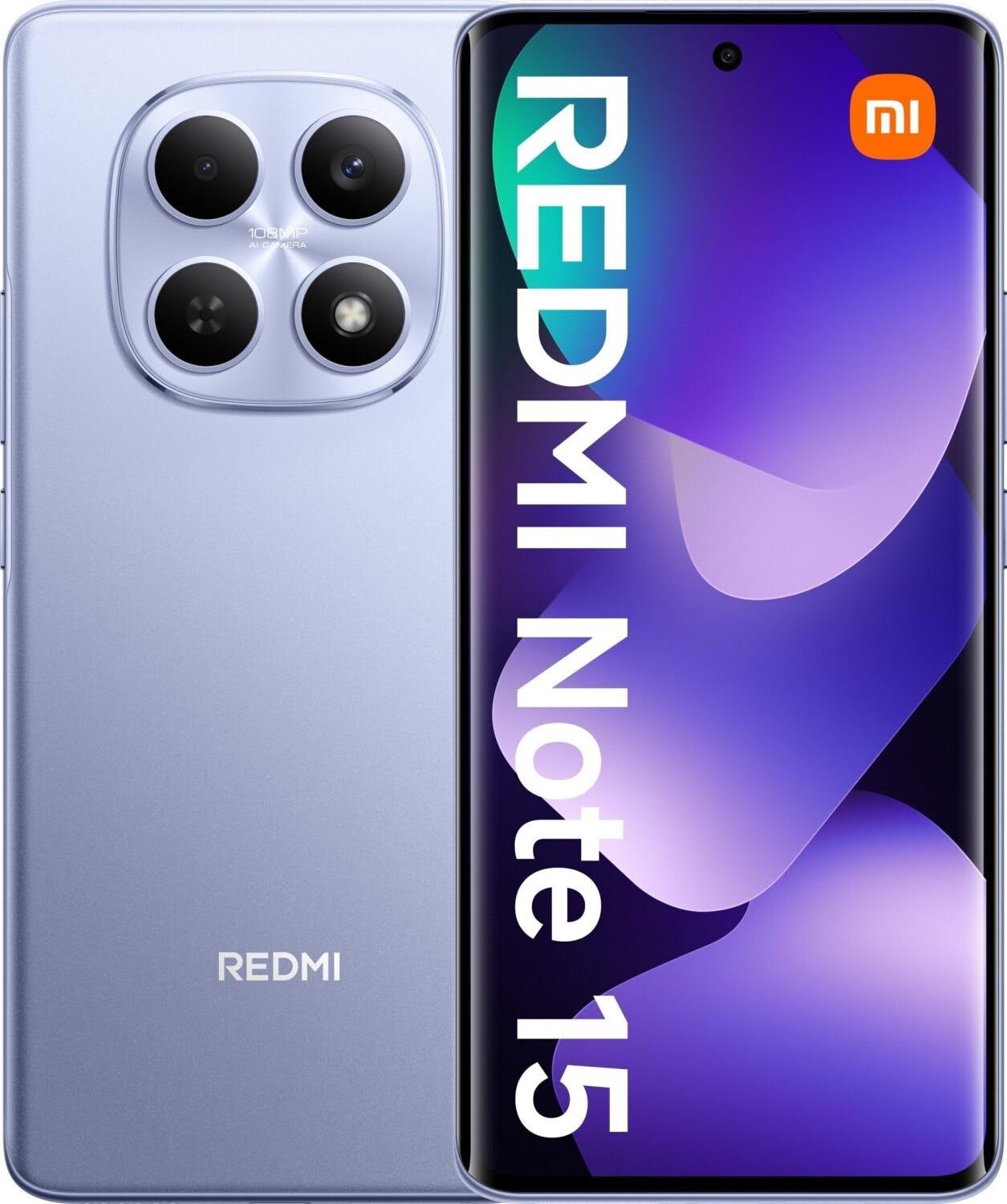 Xiaomi Redmi Note 15 4G 128GB/6GB - Purple Mobiltelefon Lilla 73014
