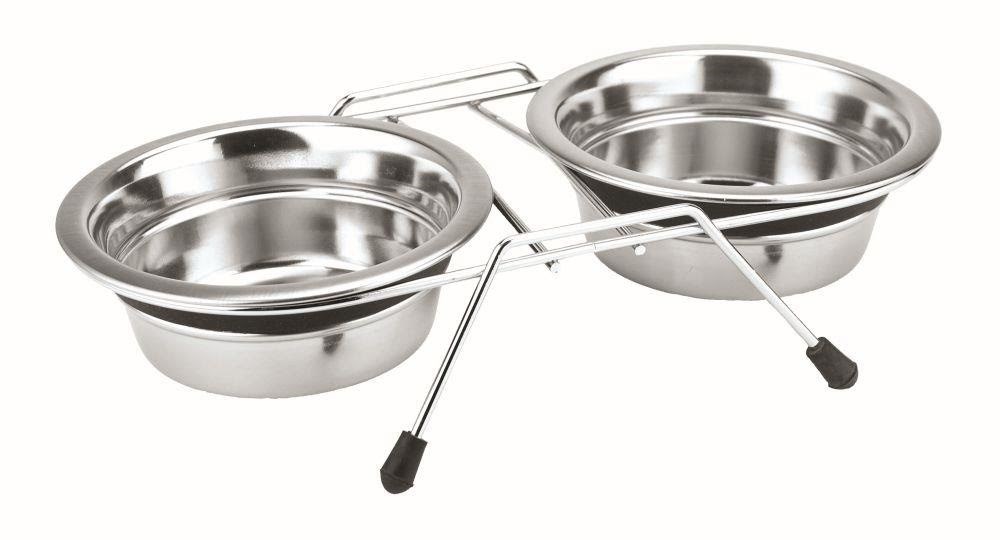 Nobby Stander m. 2 skåle Silent Diner 1.5 L Hundeudstyr L79048