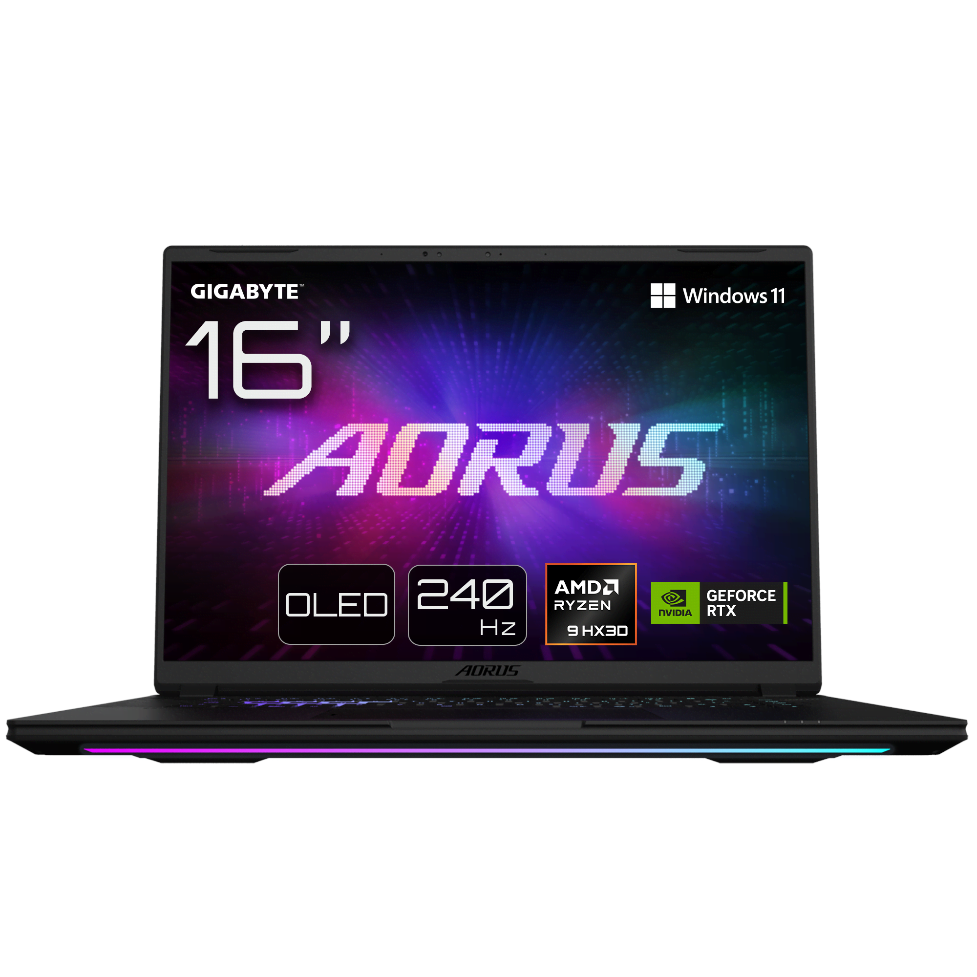 GIGABYTE AORUS MASTER 16 - 16" | RTX 5080 | Ryzen 9 | 32GB | 2TB Bærbar 6YJM5NEE65SH