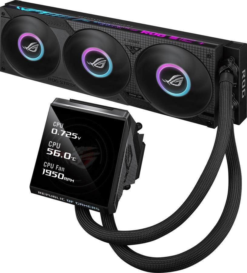 ASUS ROG STRIX LC IV 360 ARGB LCD - CPU Vandkøling Cpu Køler Sort 90RC01M1-B0EAY0