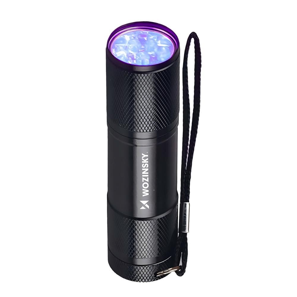 Wozinsky WLD-9L IP65 UV Flashlight for Trace Detection - Black Lommelygte 5907769389122