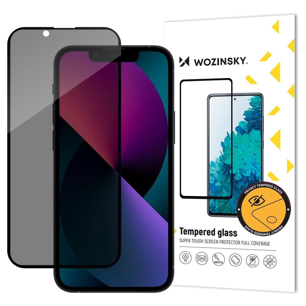 Wozinsky Privacy Glass hærdet glas til iPhone 17e / 16e / 14 m.fl. Beskyttelsesglas 5907769310331