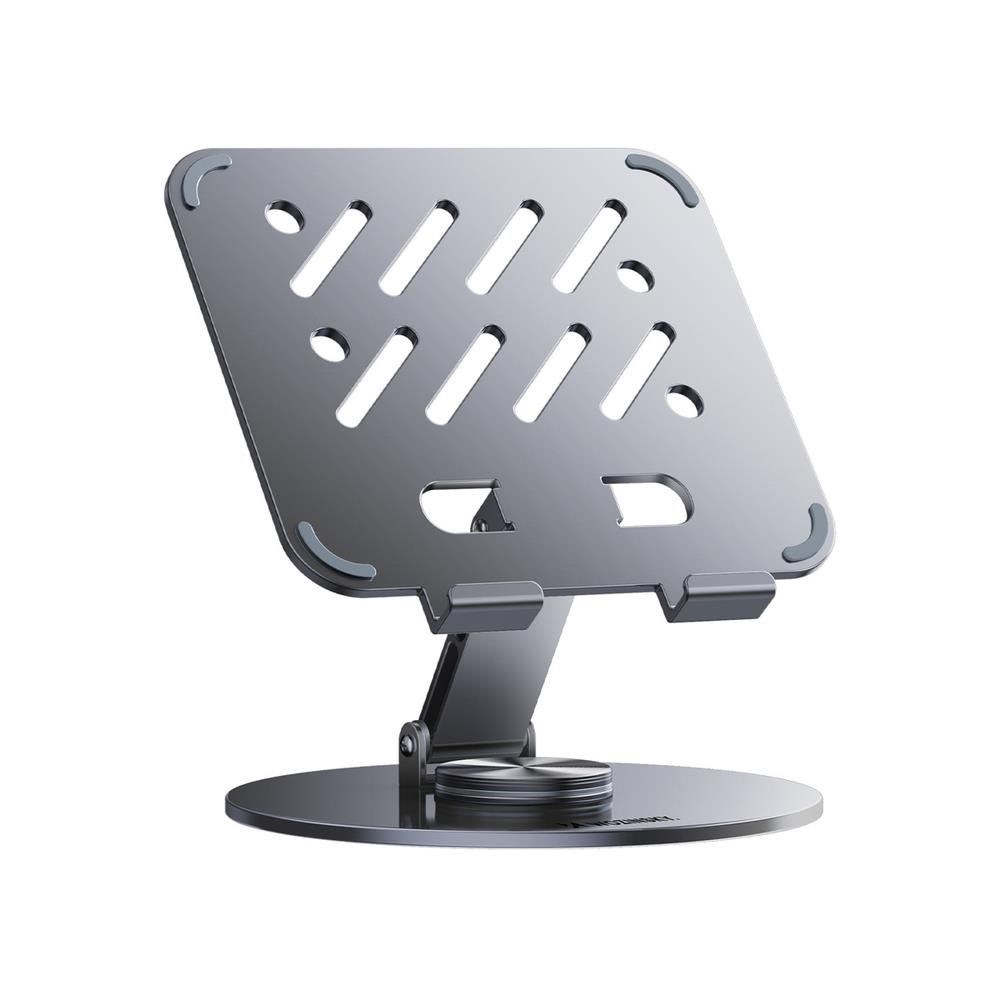 Wozinsky WRS-DSY84SS 360° roterende tabletstativ i aluminium - grå Mobil Tilbehør 5907769374616