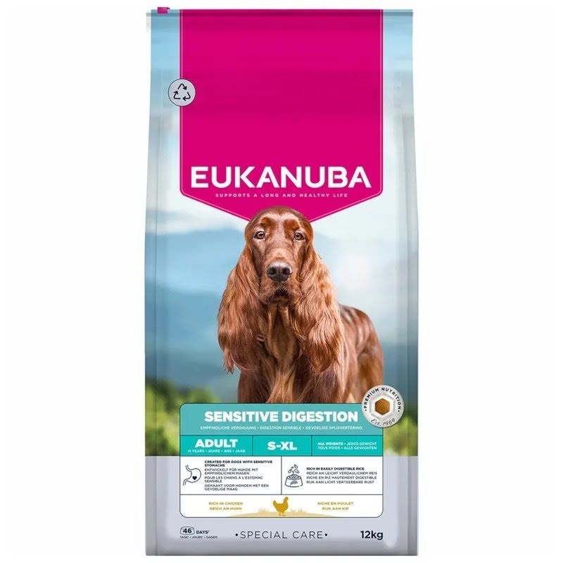 Eukanuba Special Care Sensitive digestion - dry dog food - 12kg Hundeudstyr 8710255196213