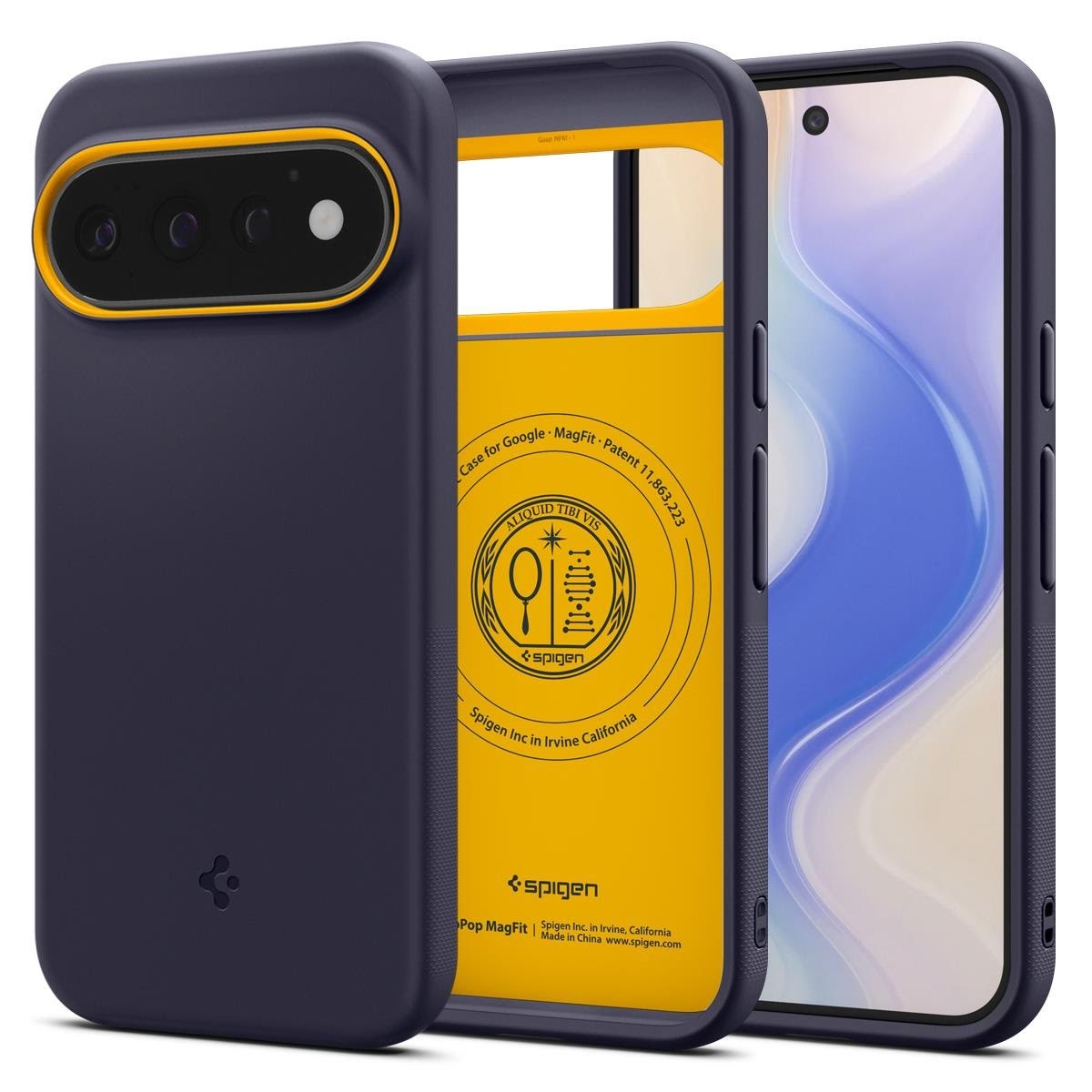 Spigen Nano Pop MagSafe - blueberry navy - Google Pixel 11 Pro Mobilcover ACS11434