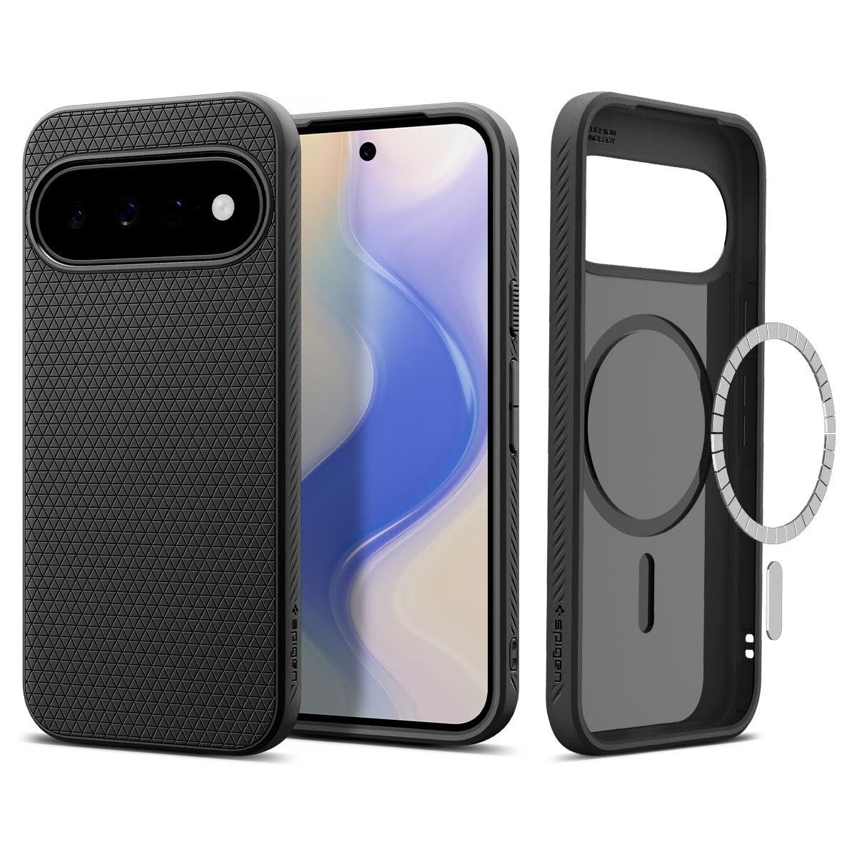 Spigen Liquid Air MagSafe - matte black - Google Pixel 11 Mobilcover ACS11439