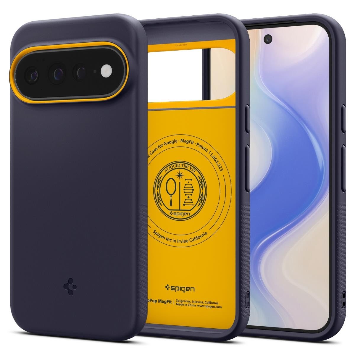 Spigen Nano Pop MagSafe - blueberry navy - Google Pixel 11 Pro XL Mobilcover ACS11454