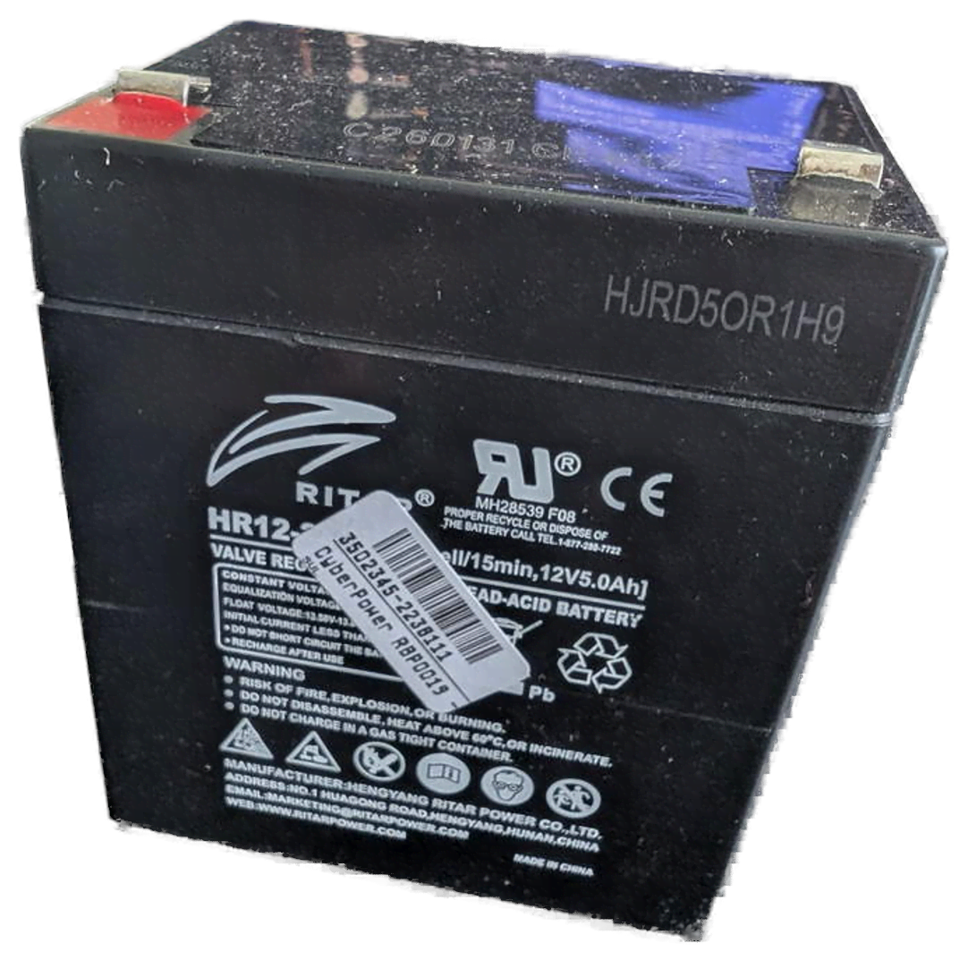 CyberPower RBP0119 - Replacement Battery Pack | 12V | 12V/5Ah Ups