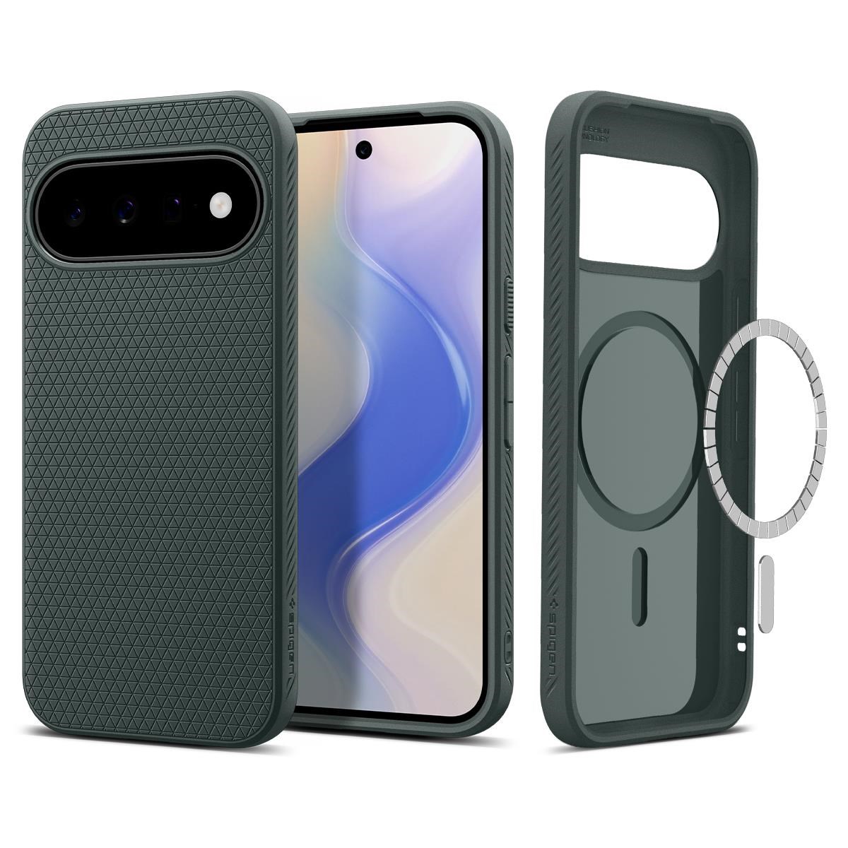 Spigen Liquid Air MagSafe - abyss green - Google Pixel 11 Mobilcover ACS11853