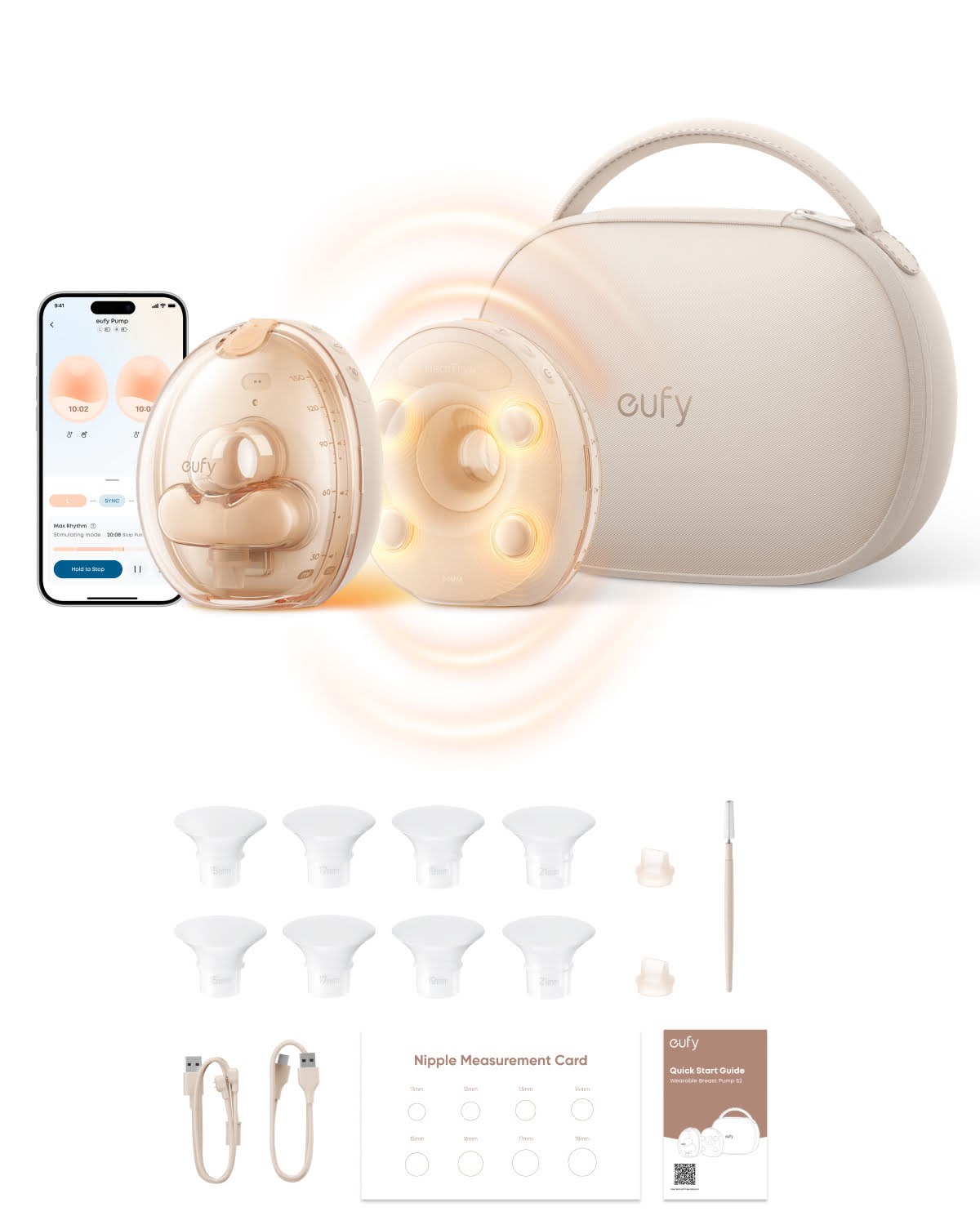 Eufy eufy Bærbar Brystpumpe S2 Pro Babyudstyr T600P082