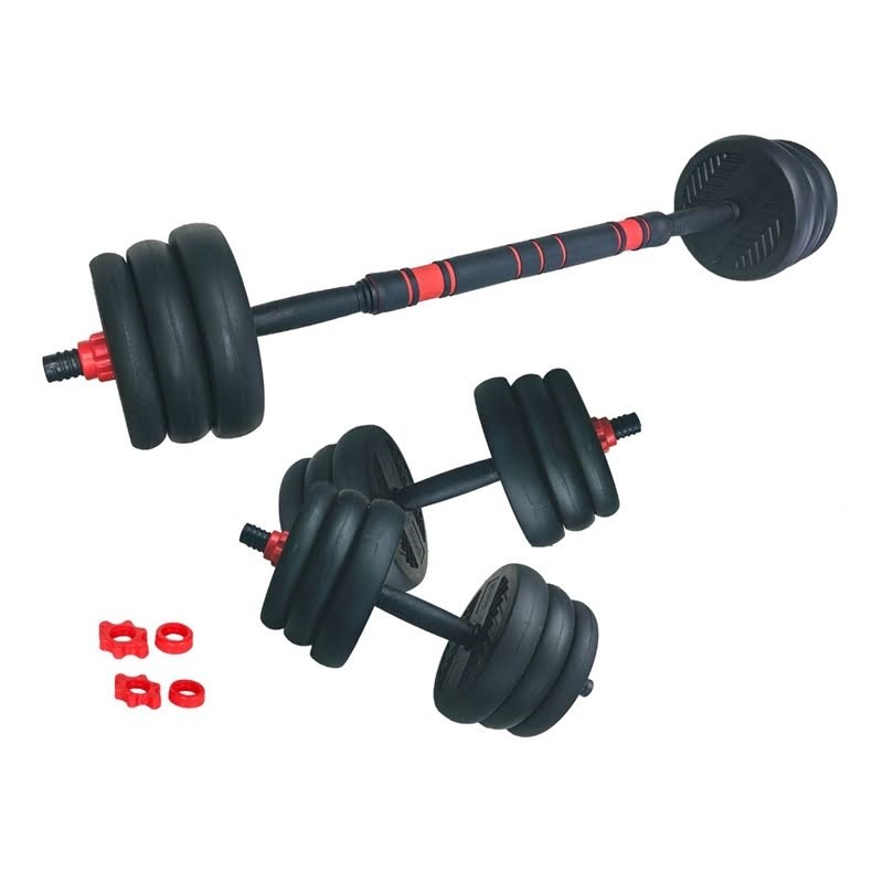 ASG Vægtsæt 15 kg. Sort/Rød Træningsudstyr ASG4467BLACKONE SIZE