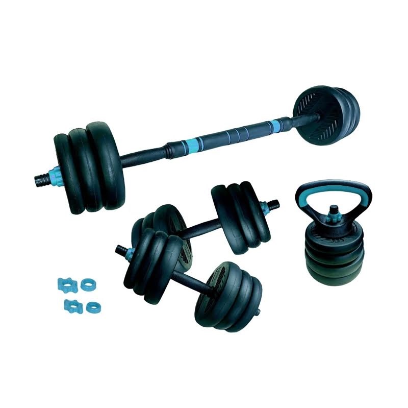 ASG Weightset 20 kg. Black/Petrol Træningsudstyr ASG4511BLACKONE SIZE