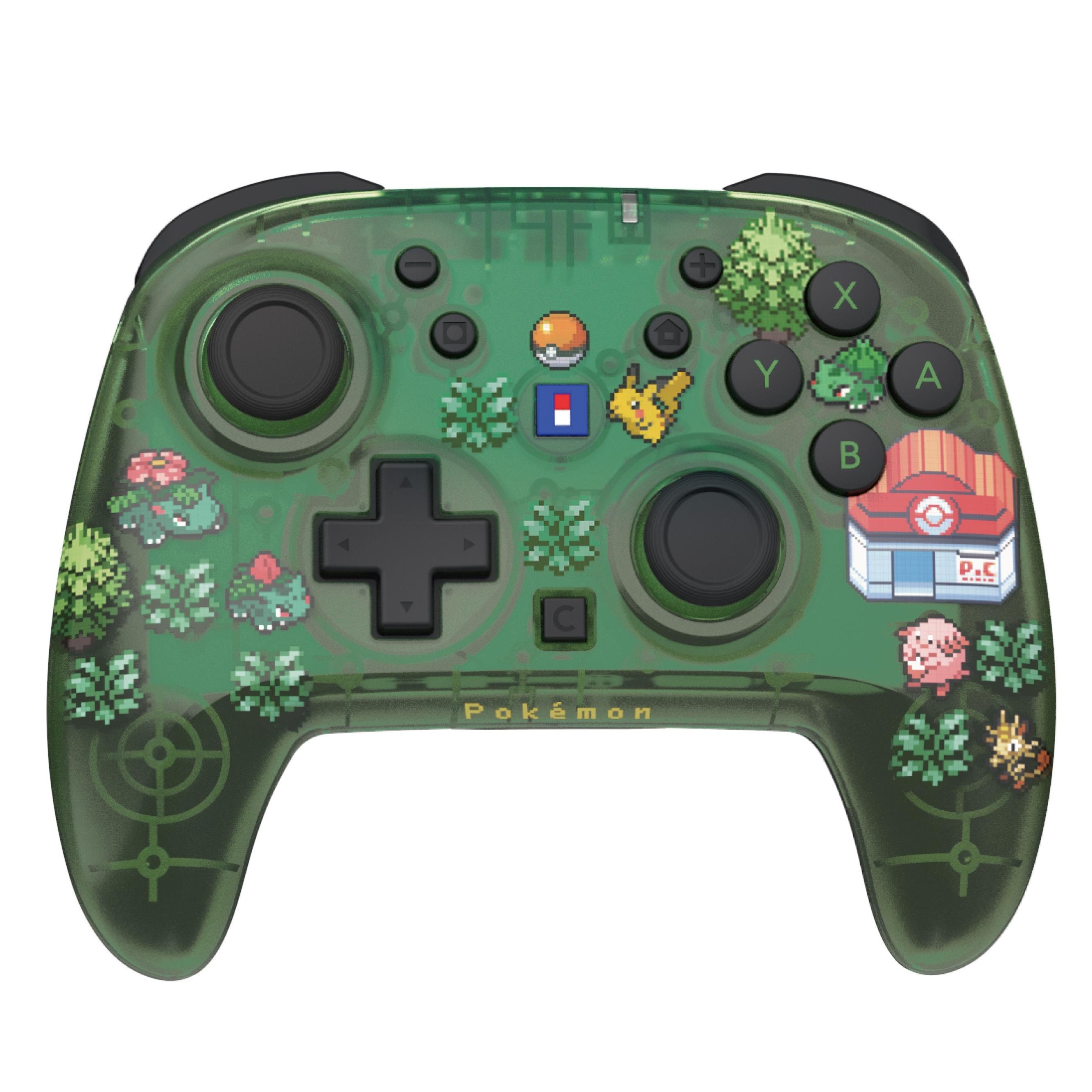 HORI PAD Turbo Wireless Controller - Pokémon Pixel Green - Wireless Controller - Nintendo Switch 2
