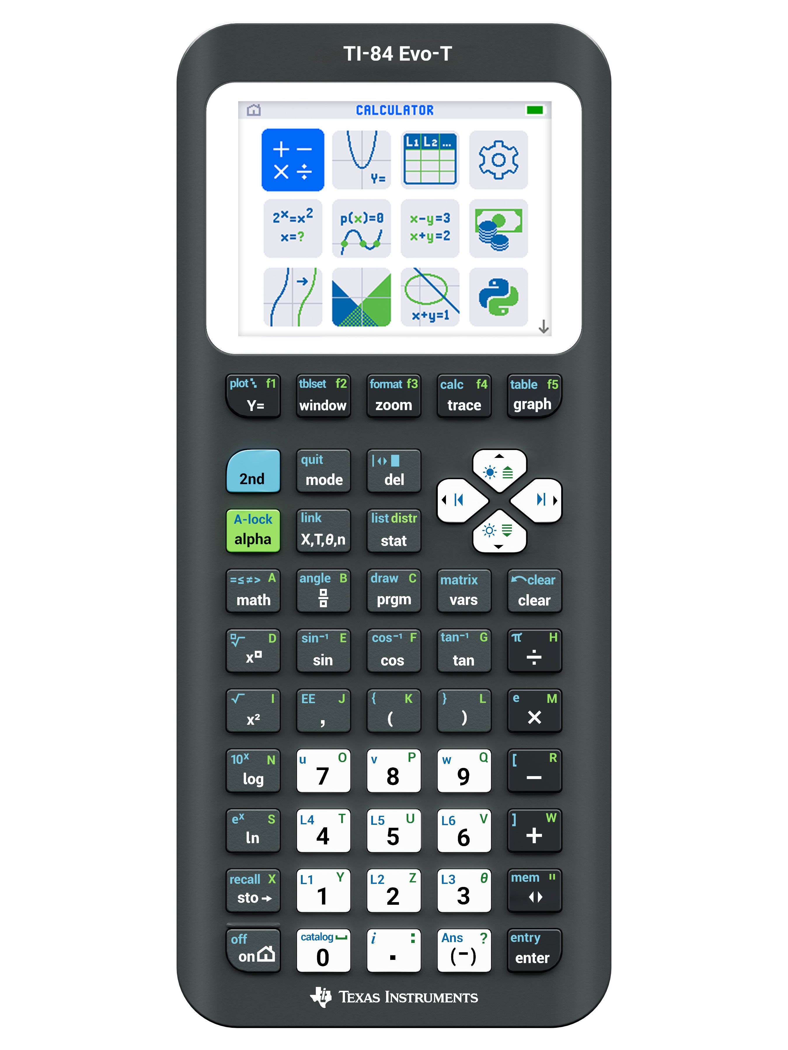 Texas Instruments TI-84 Evo-T Lommeregner 3243480107211