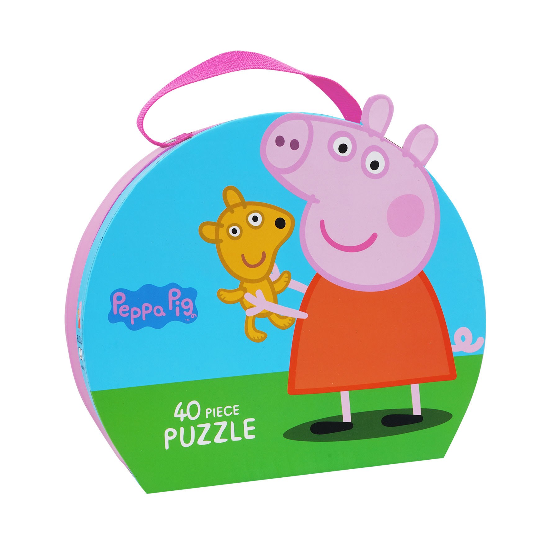 Peppa Pig - Suitcase w. Puzzle - Teddy