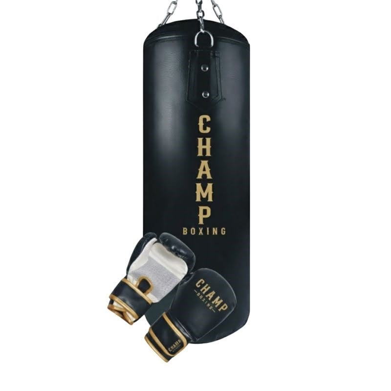 Champ Junior Boksesæt 11 kg - Sort/Guld Træningsudstyr CH1003BL/GOONE SIZE