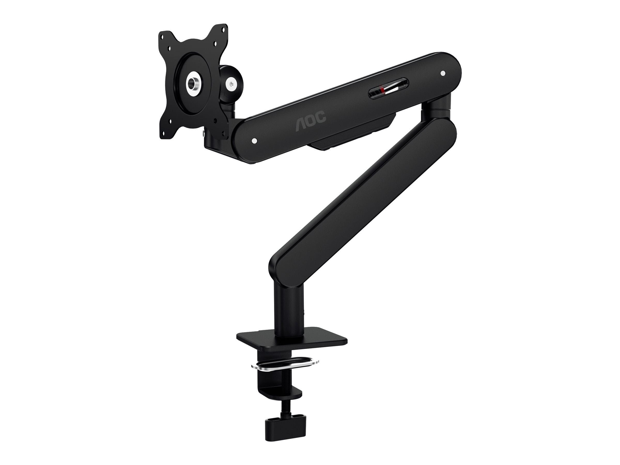 AOC AM400B mounting kit - adjustable arm - for flat panel - black Skærmholder