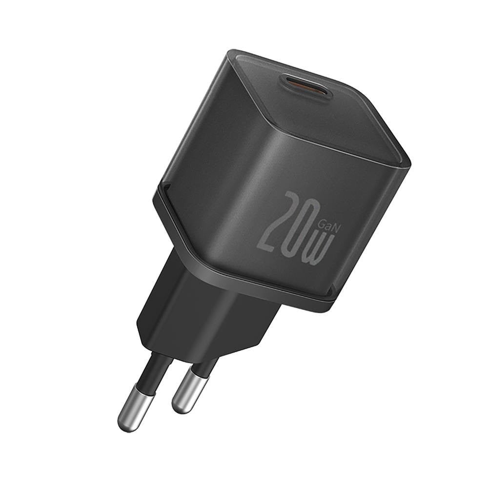 Baseus GaN5S 20W 1xUSB-C Wall Charger - Black Mobil Oplader P10162503113-00