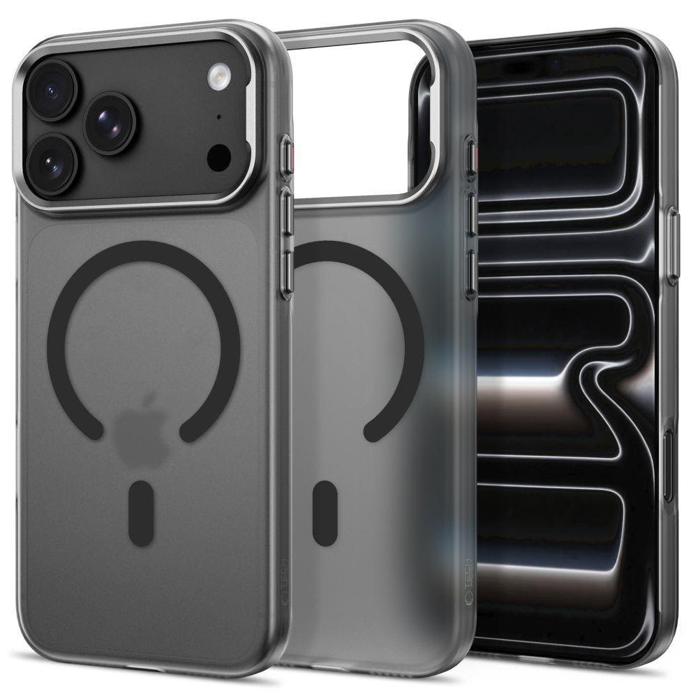 Tech-Protect MagZero MagSafe Case for iPhone 17 Pro Max / 18 Pro Max - Translucent Matte Black Mobilcover 5906302324842