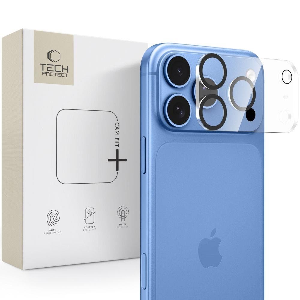 Tech-Protect Cam Fit+ Camera Cover for iPhone 18 Pro - Clear Beskyttelsesglas 5906302324965