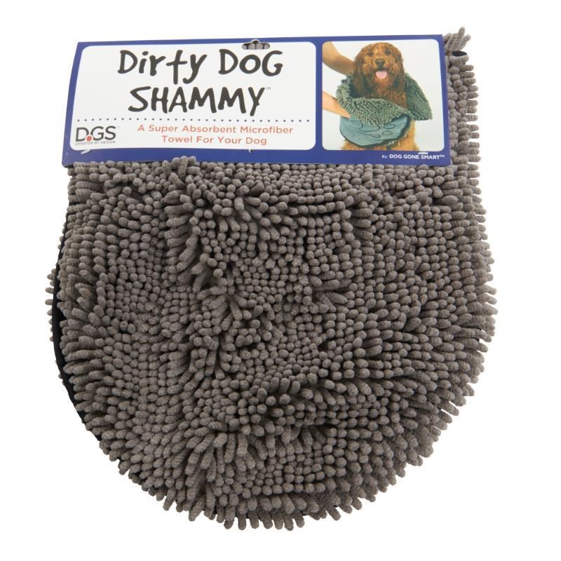 Dog Gone Smart Dirty Dog Shammy, Grå Hundeudstyr 380580